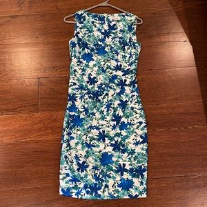 Calvin Klein floral business dress